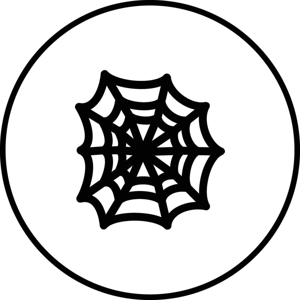 Spider Web Vector Icon