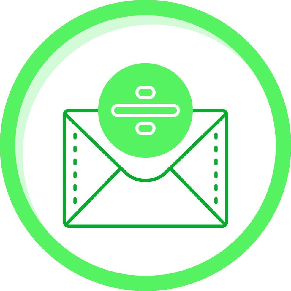 Divide Green mix Icon vector