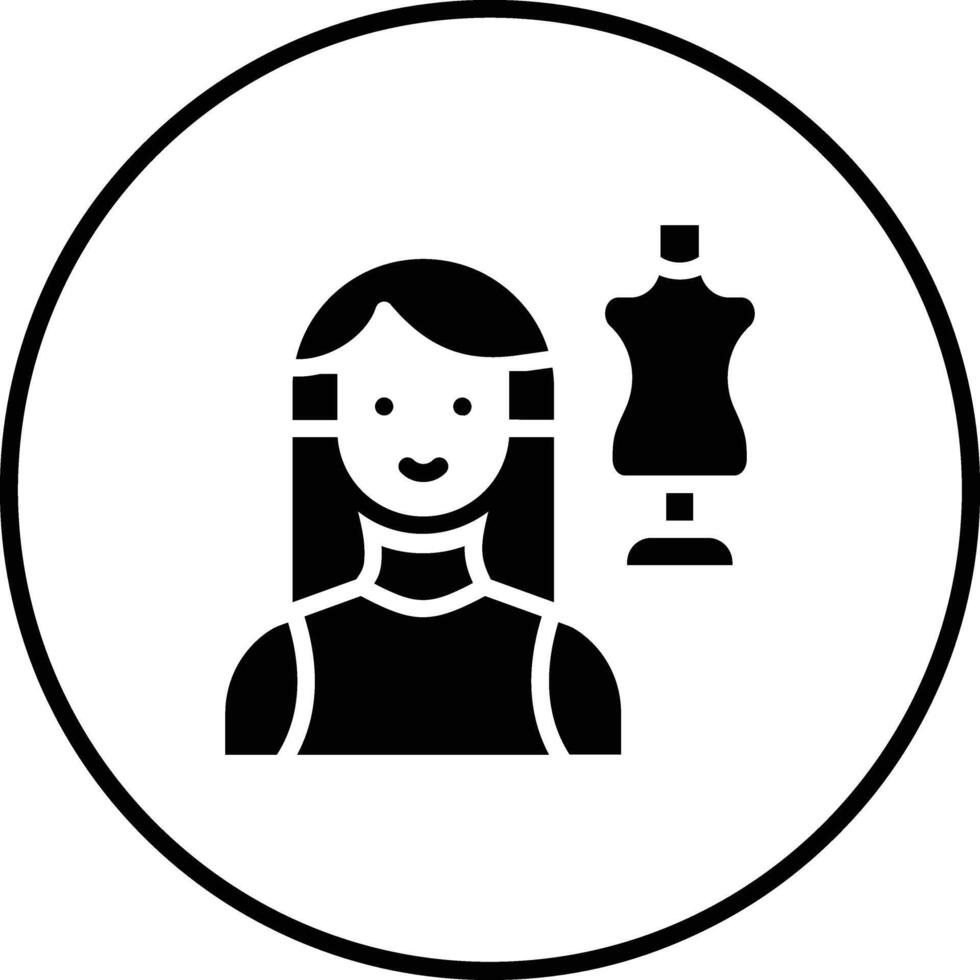Fashion Designer Vector Icon