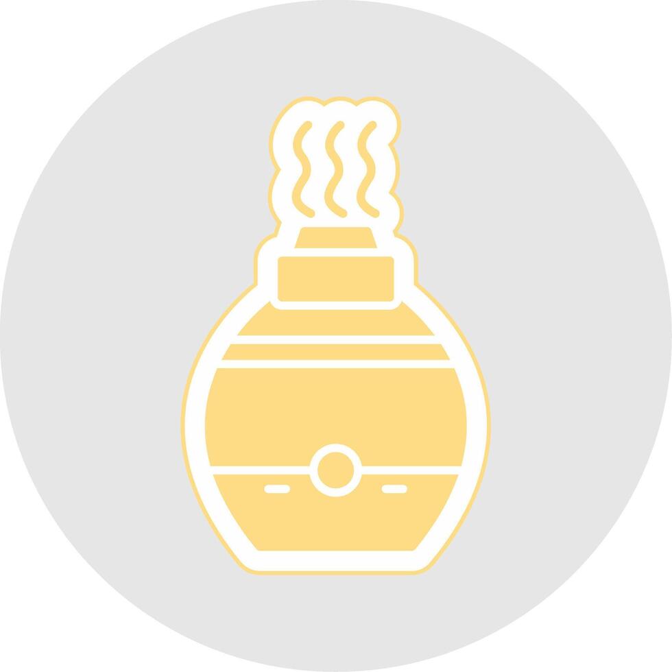 Air Diffuser Glyph Multicolor Sticker Icon vector