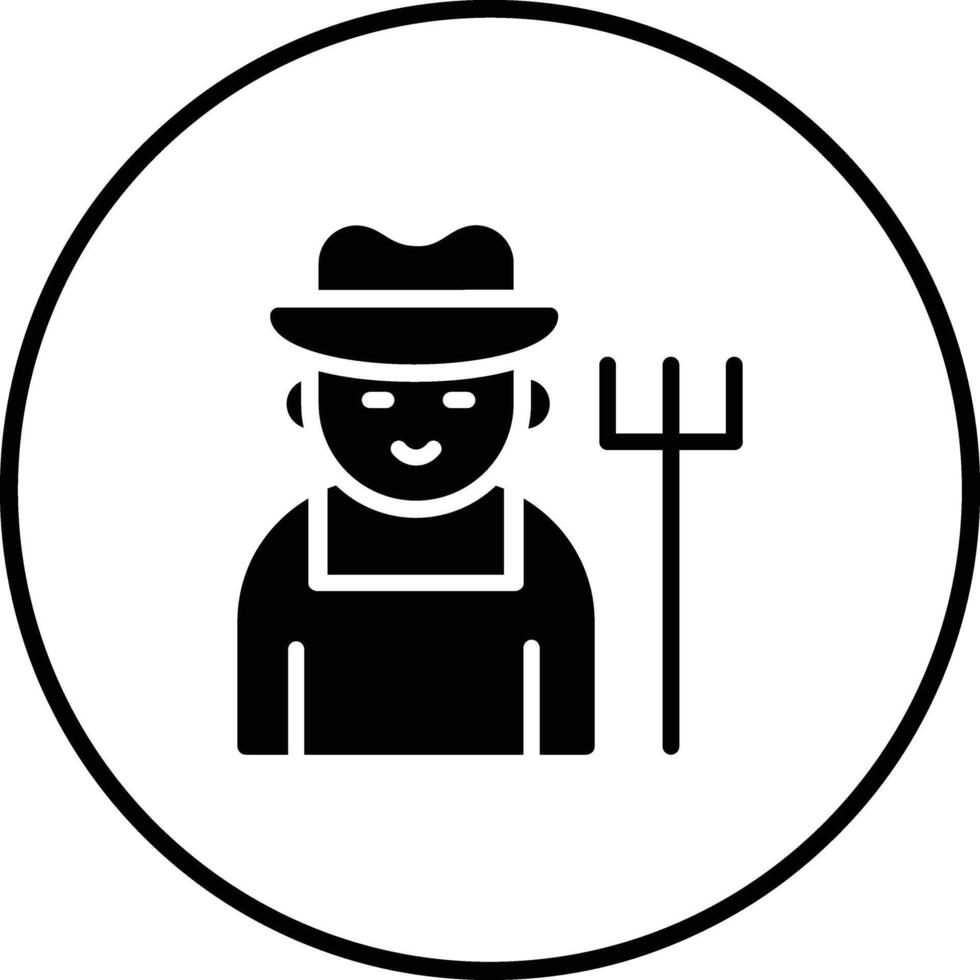 Farmer Vector Icon