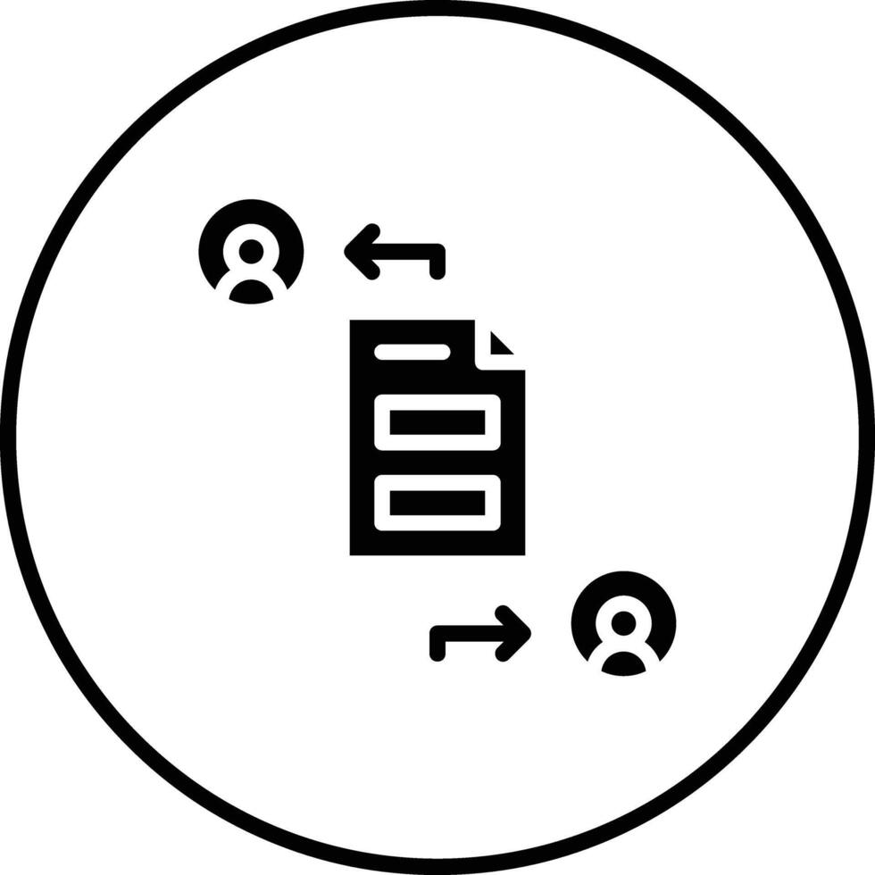 File Sharing Vector Icon