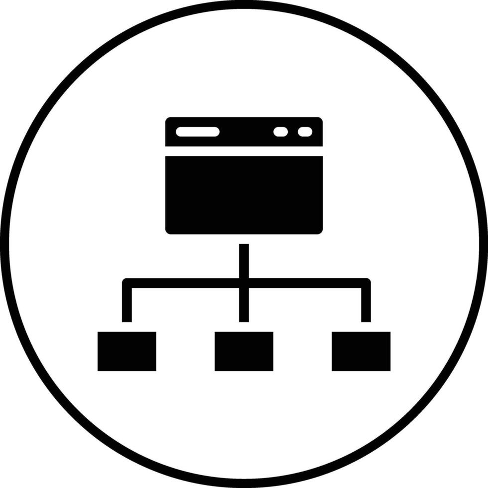 Sitemap Vector Icon