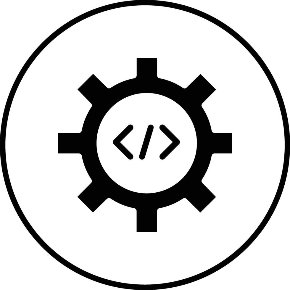 Programming Settings Vector Icon