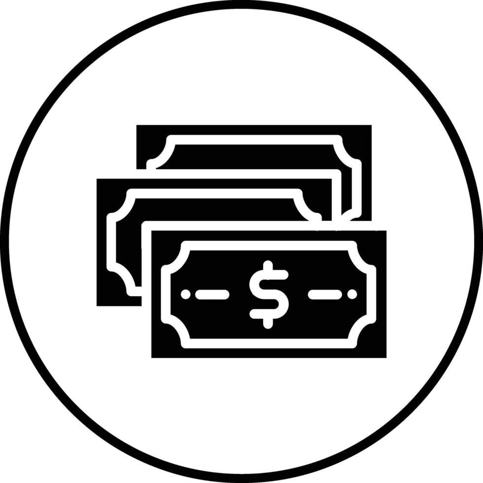 icono de vector de moneda de dólar