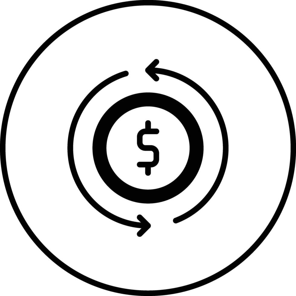 Money Flow Vector Icon