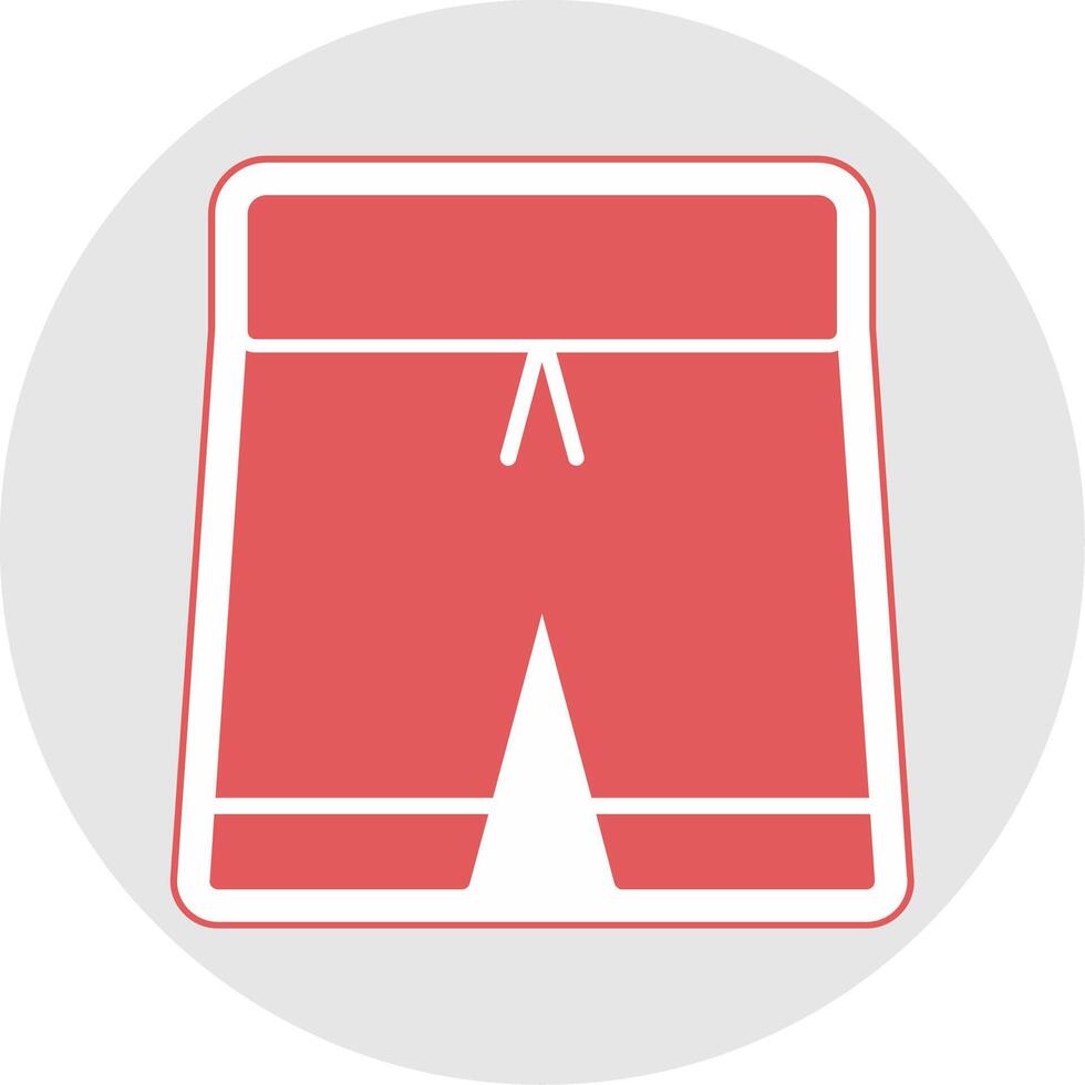 Football Shorts Glyph Multicolor Sticker Icon vector