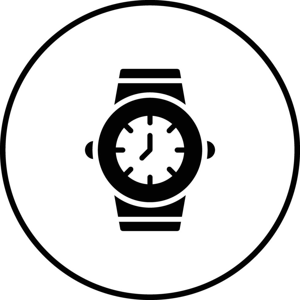 icono de vector de reloj de pulsera