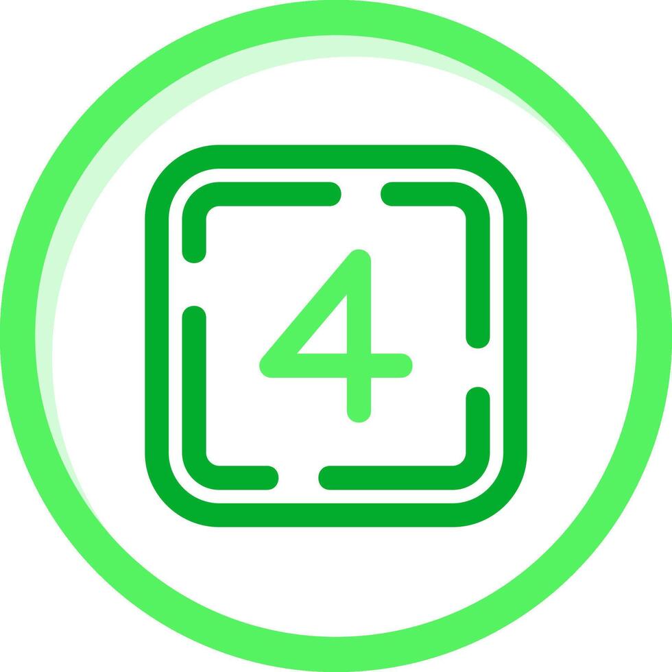 Four Green mix Icon vector