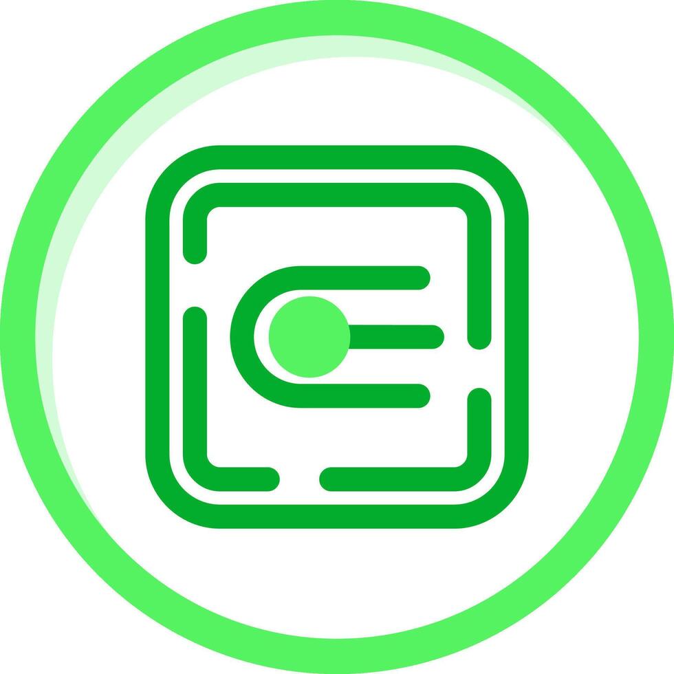 Endpoint Green mix Icon vector