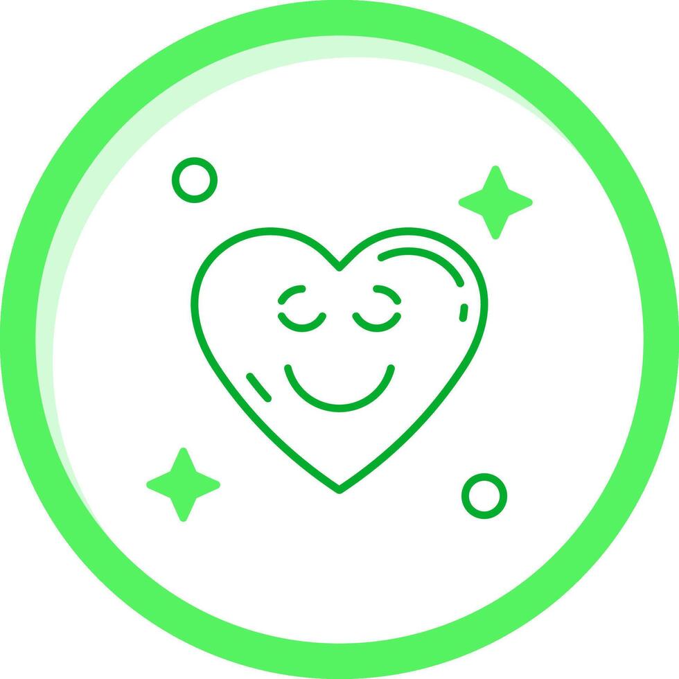 Relieved Green mix Icon vector