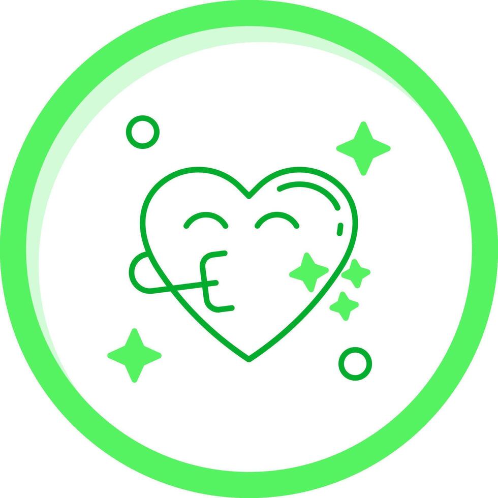 Congratulation Green mix Icon vector