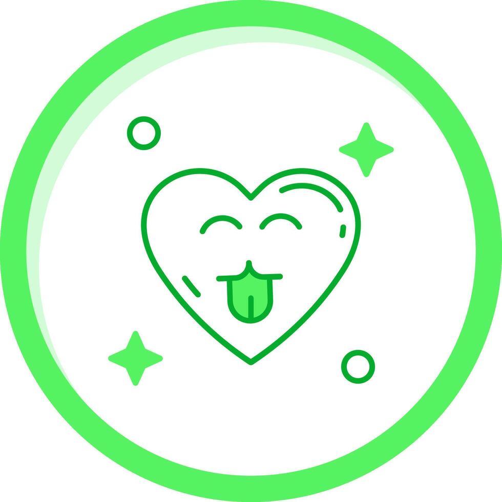 Cute Green mix Icon vector