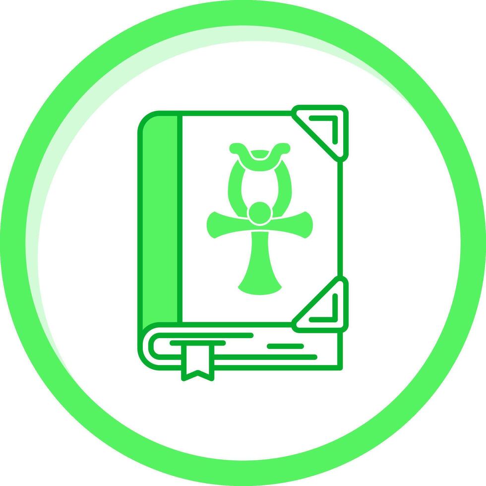 History Green mix Icon vector