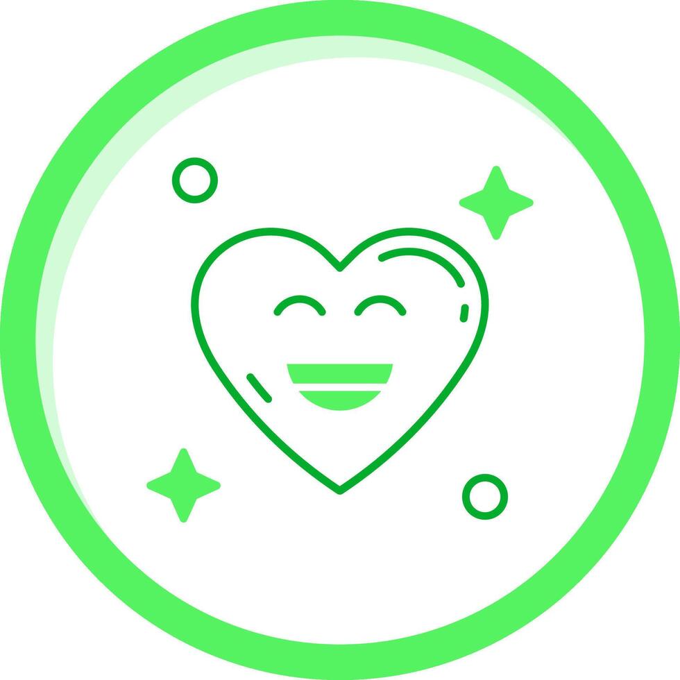 sonrisa verde mezcla icono vector
