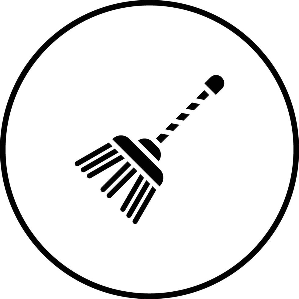 Broom Cleaning Vector Icon