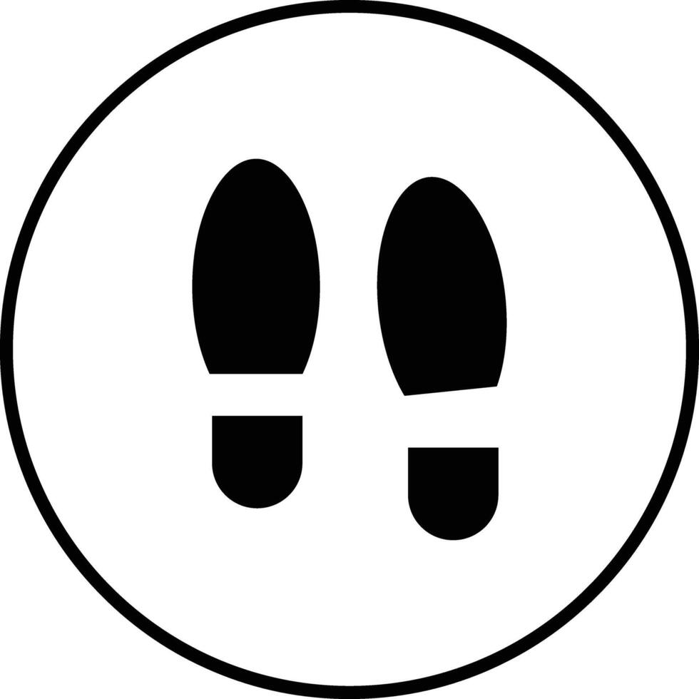 Footprint Vector Icon