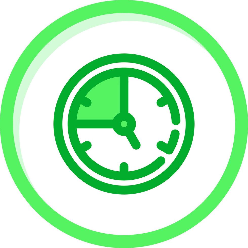 Time Green mix Icon vector