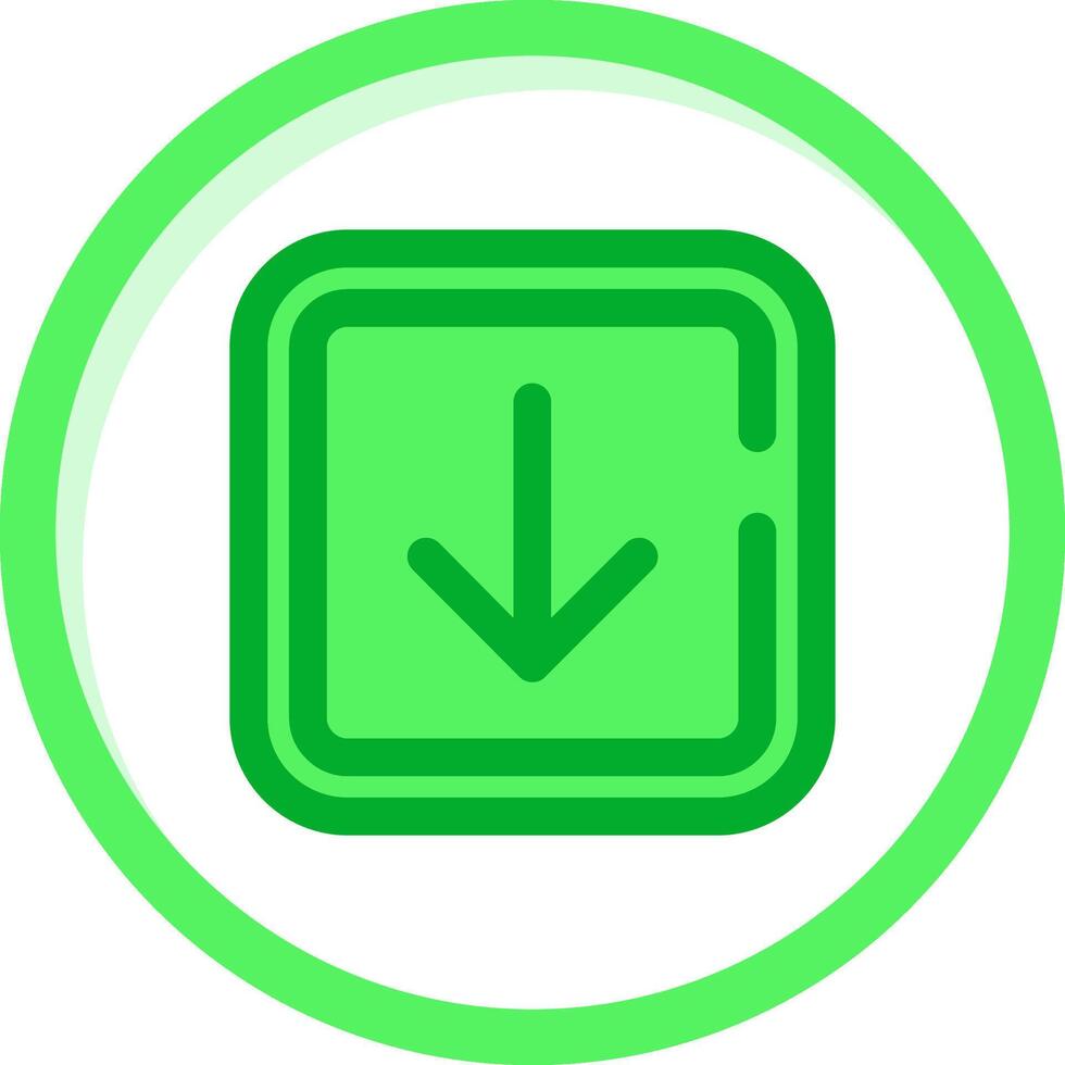 Arrow Green mix Icon vector