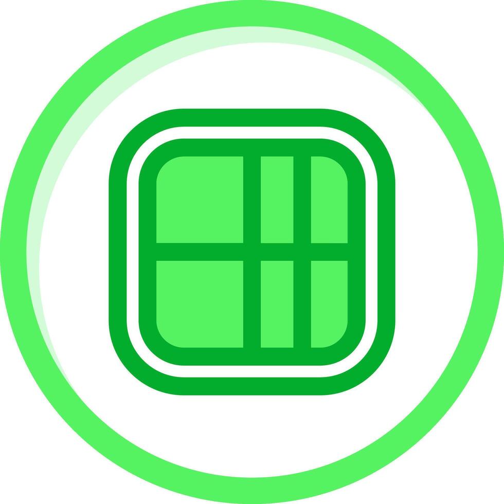 Layout Green mix Icon vector