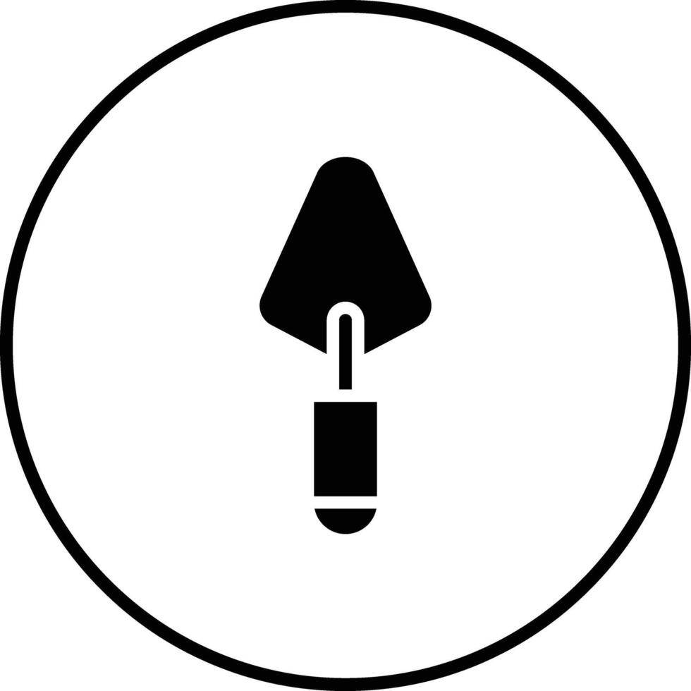 Plastering Trowel Vector Icon