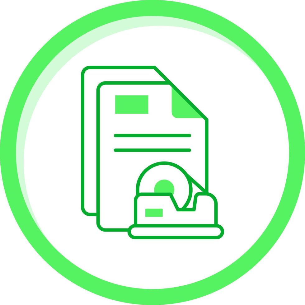 Tape Green mix Icon vector