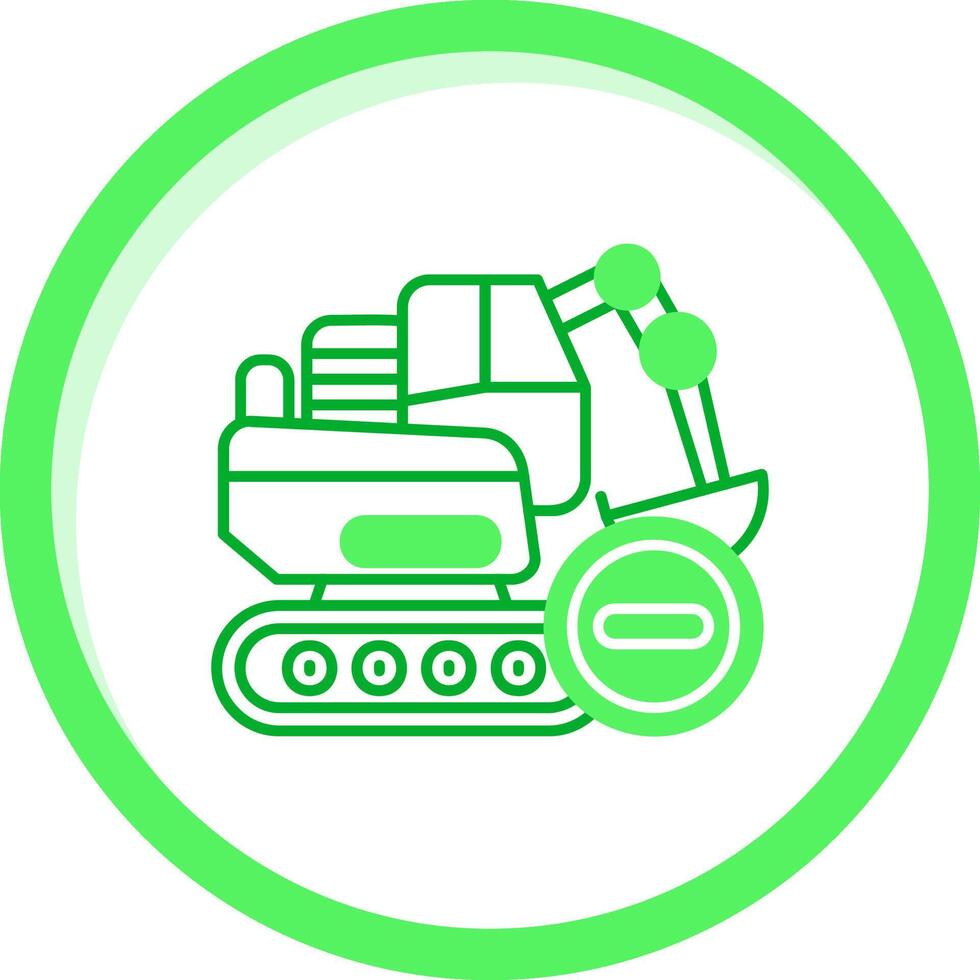 Construction Green mix Icon vector