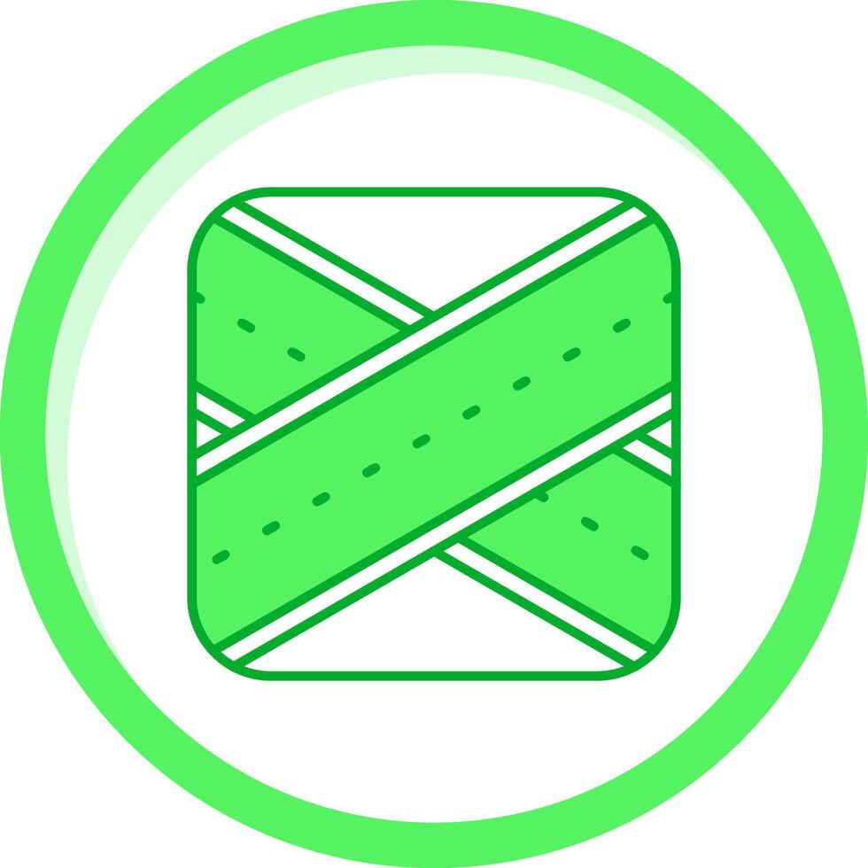 Overpass Green mix Icon vector
