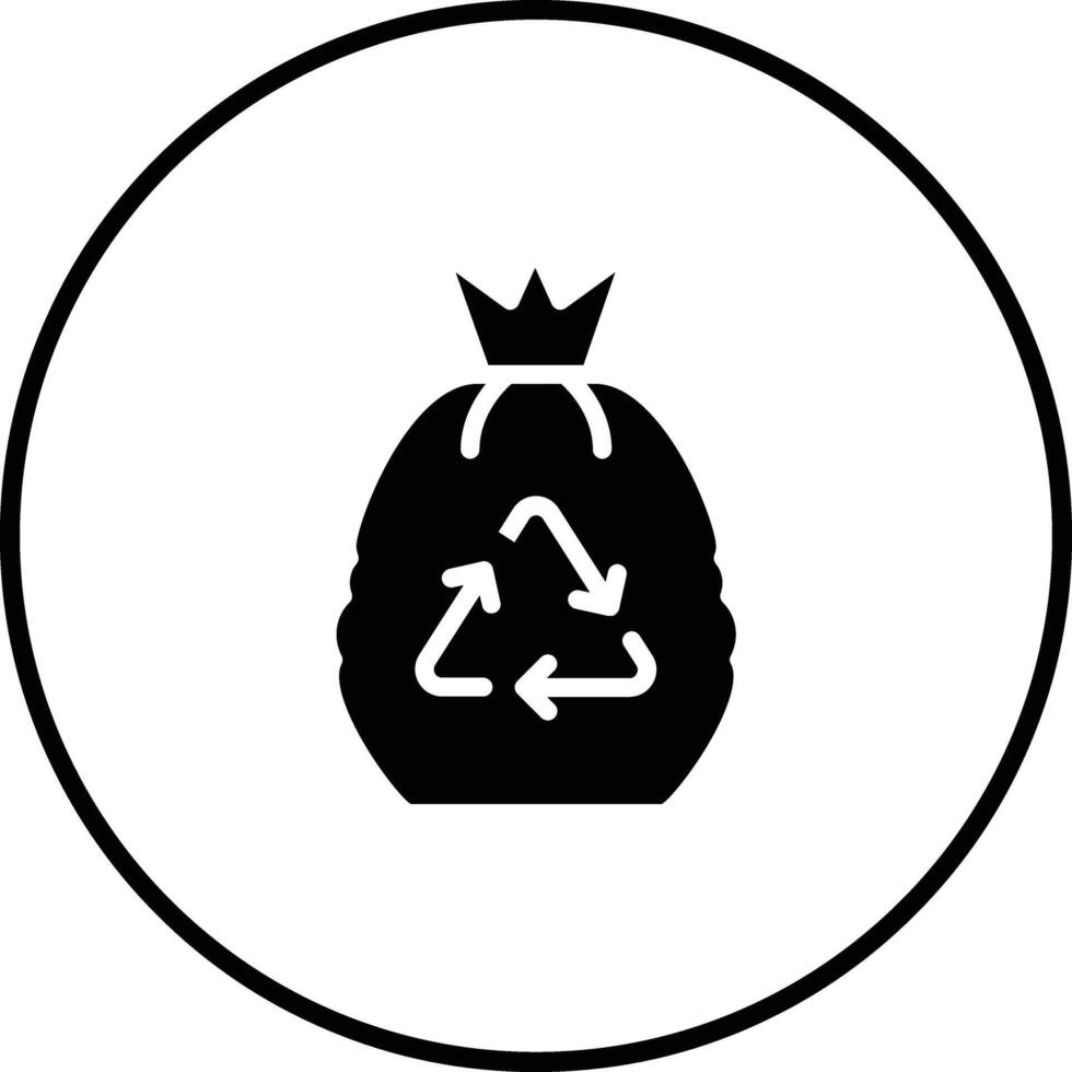 Garbage Bag Vector Icon