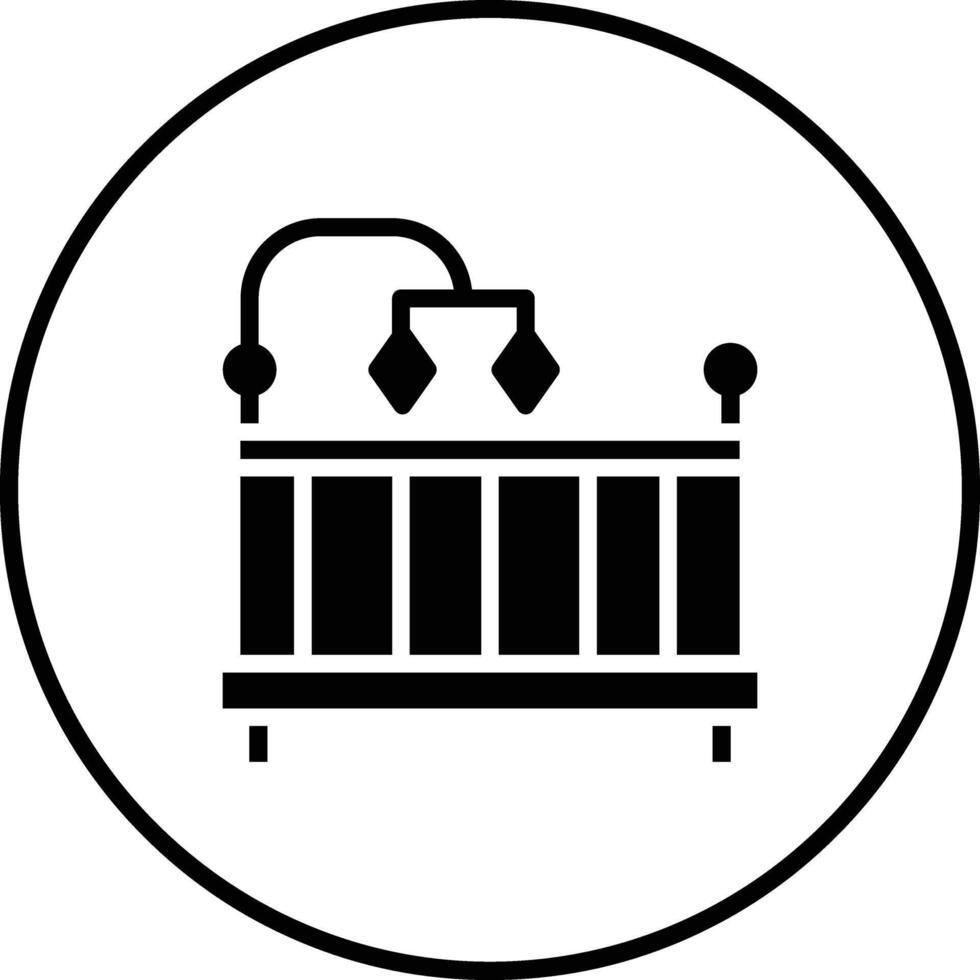 Crib Vector Icon