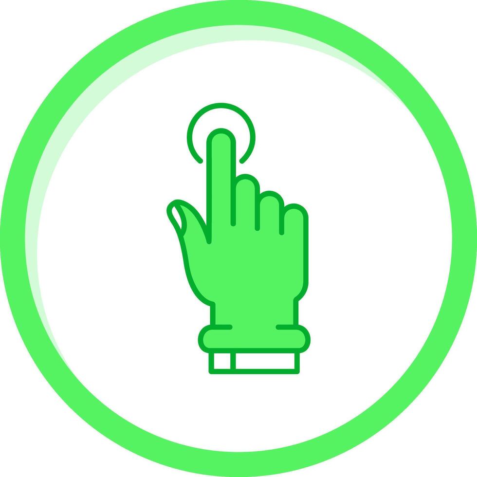 Tap Green mix Icon vector