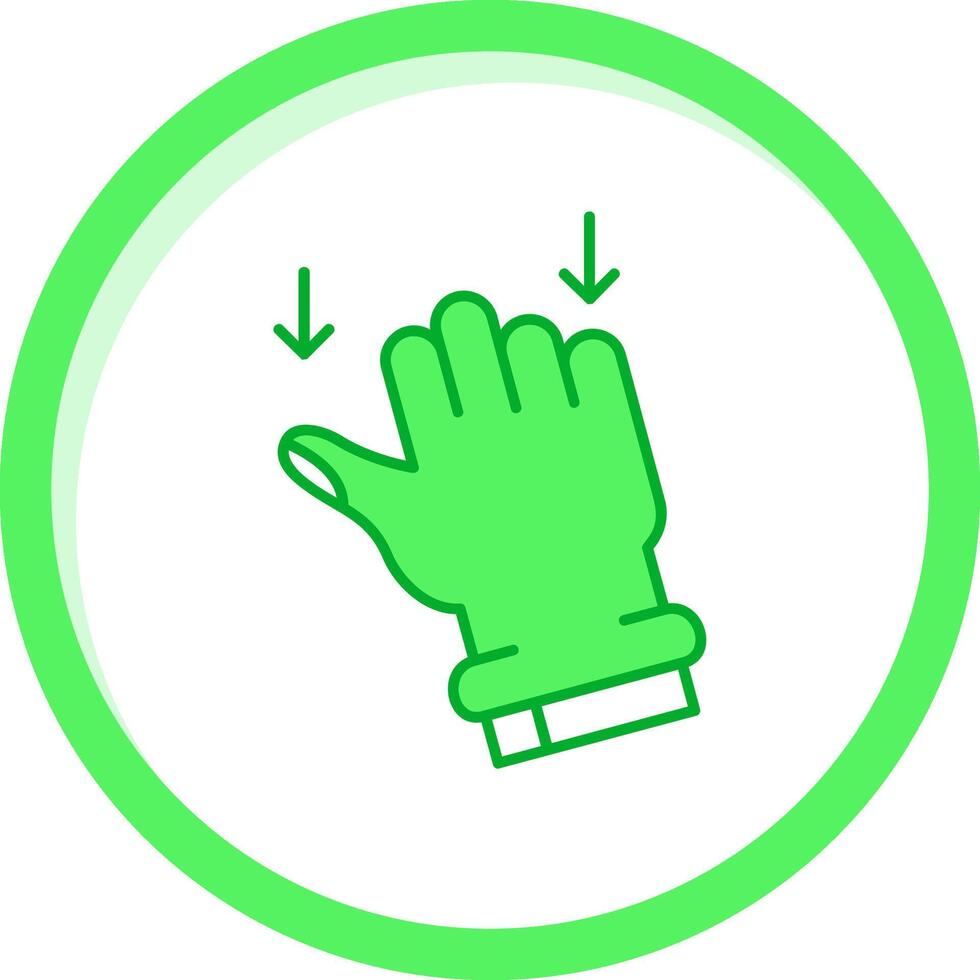 Drag Green mix Icon vector