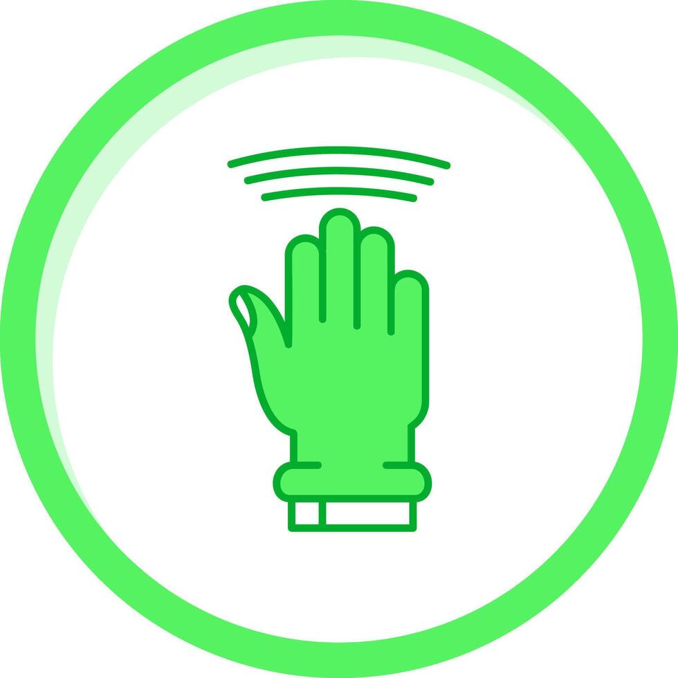 Drag Window Green mix Icon vector