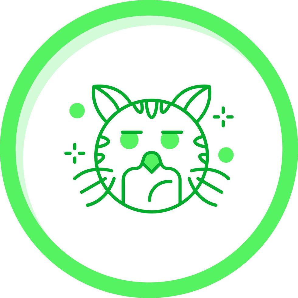 Liar Green mix Icon vector