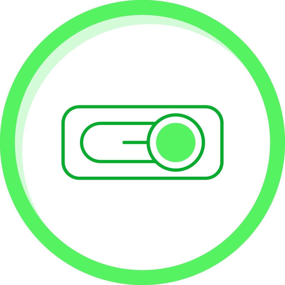 Switch Green mix Icon vector