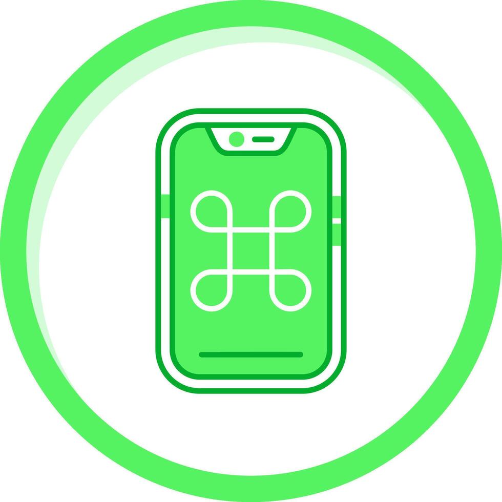 Command Green mix Icon vector