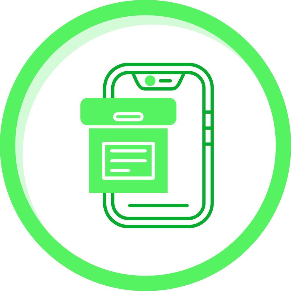 Archive Green mix Icon vector