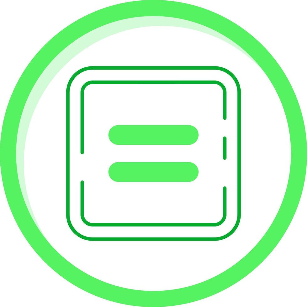 Equal Green mix Icon vector
