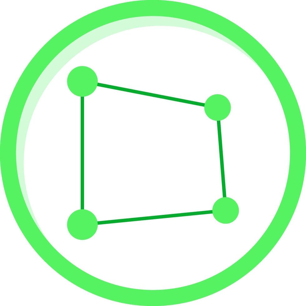 Perspective Green mix Icon vector