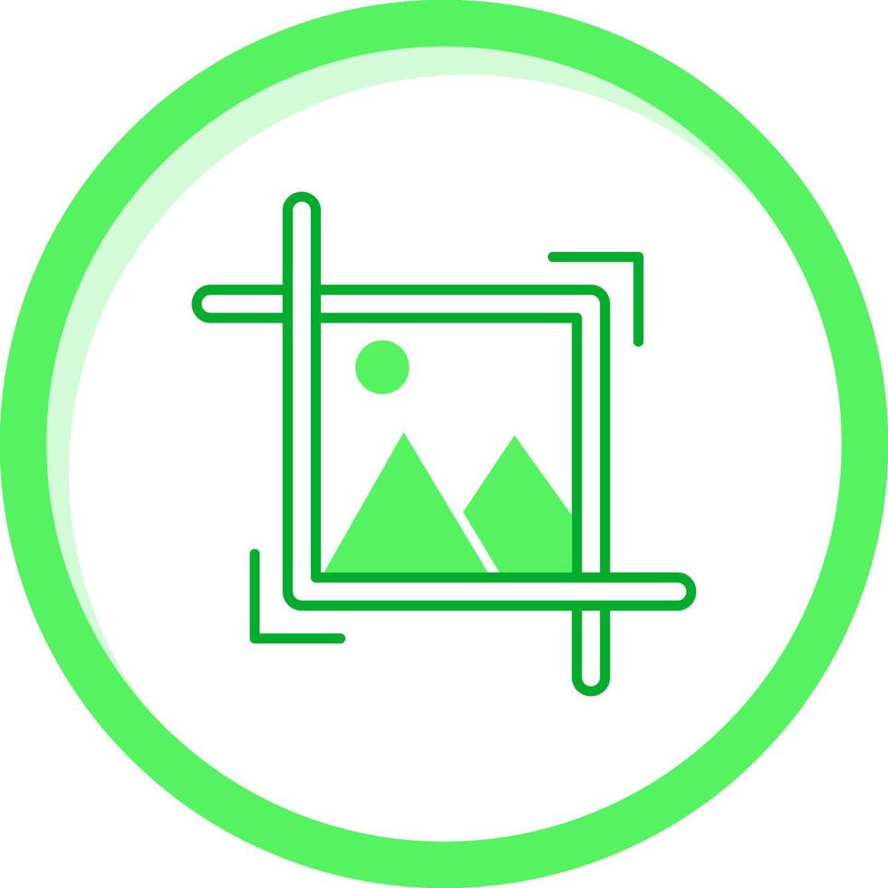 Crop Green mix Icon vector
