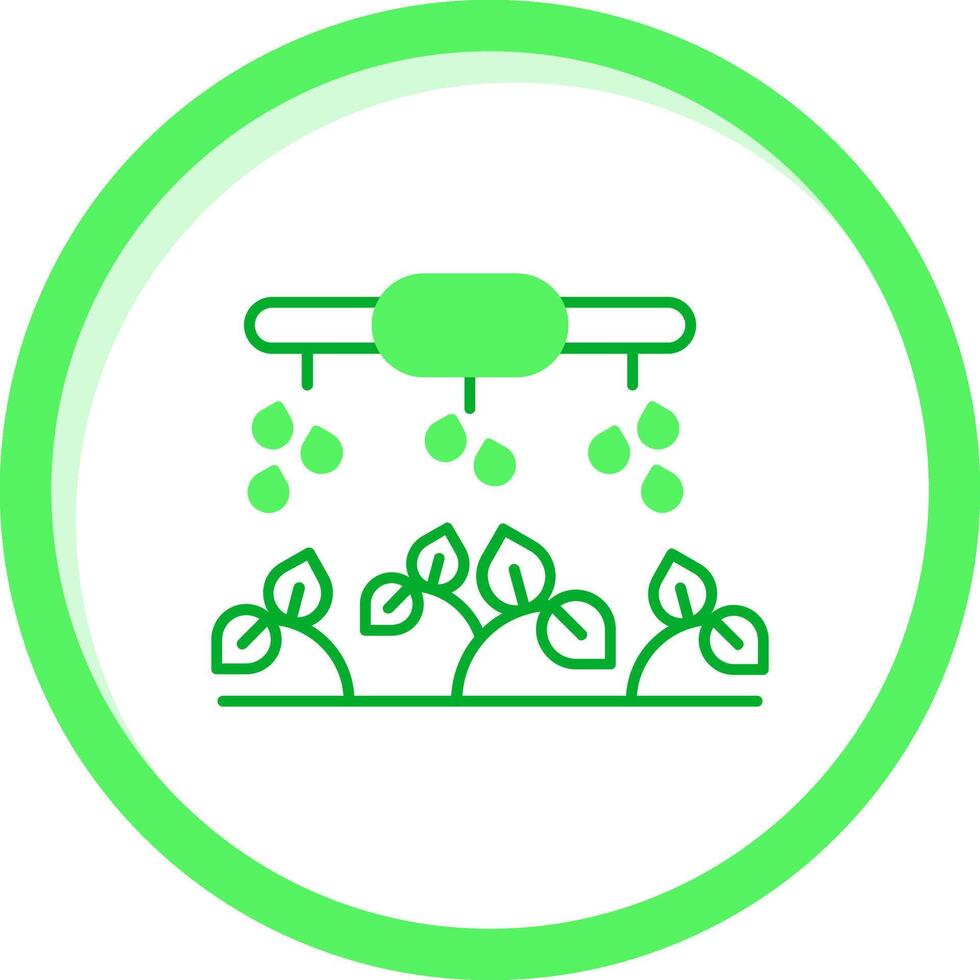Sprayer Green mix Icon vector