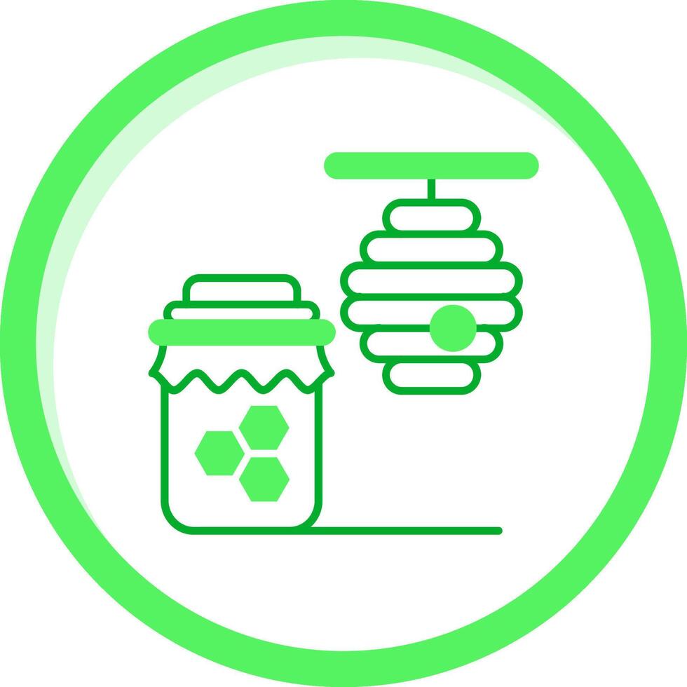 Honey Green mix Icon vector