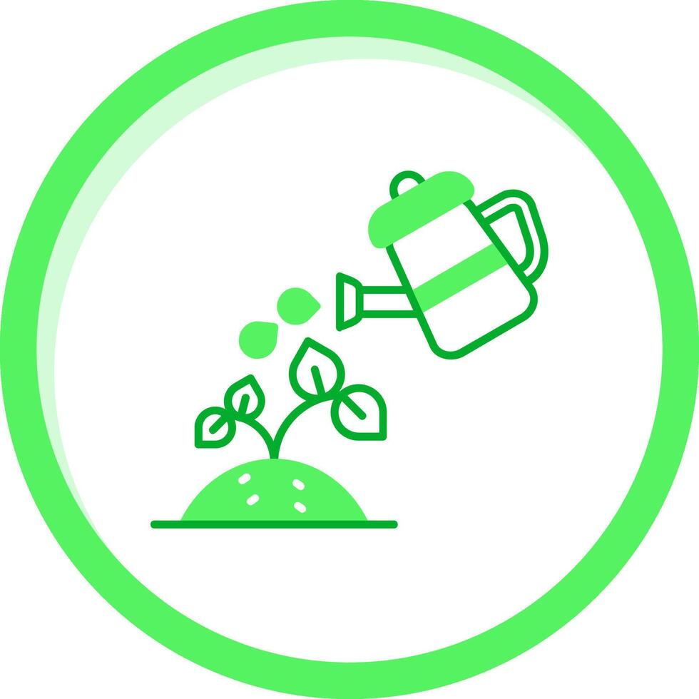 Watering Green mix Icon vector