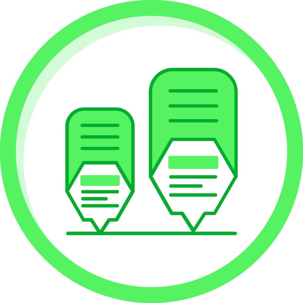Infographic elements Green mix Icon vector