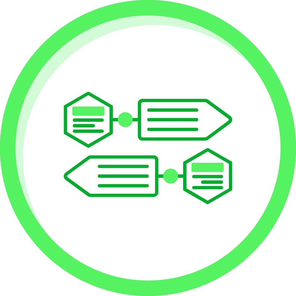 Infographic elements Green mix Icon vector
