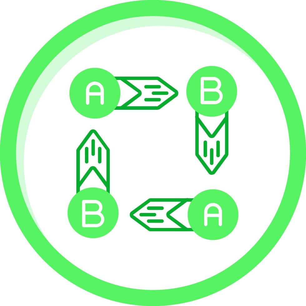 Infographic elements Green mix Icon vector