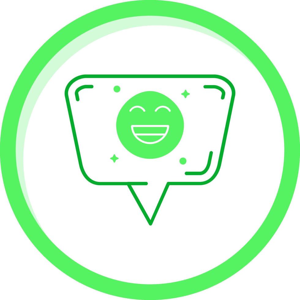 Emoji Green mix Icon vector