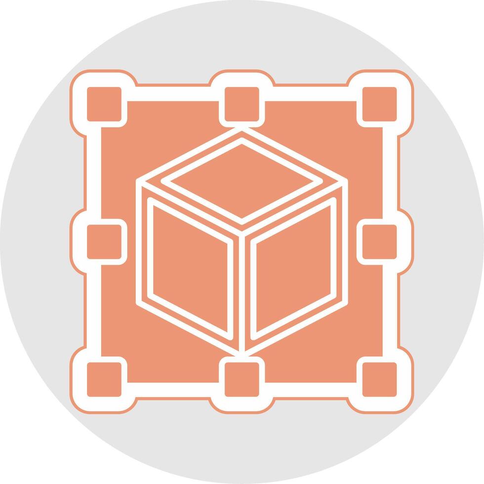 Scale Glyph Multicolor Sticker Icon vector