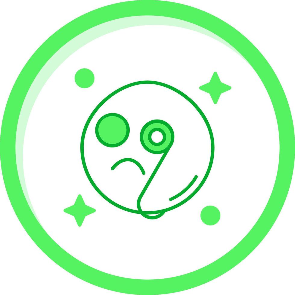 Detective Green mix Icon vector