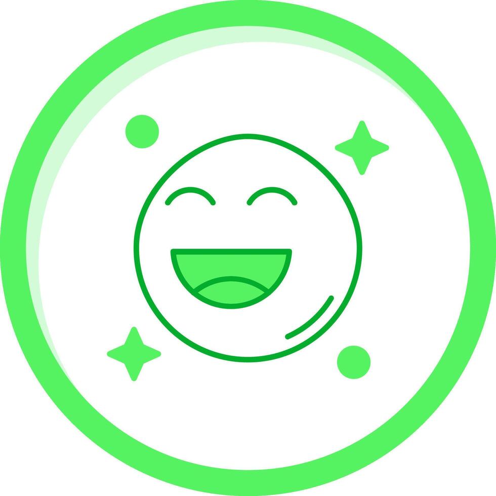 Happy Green mix Icon vector